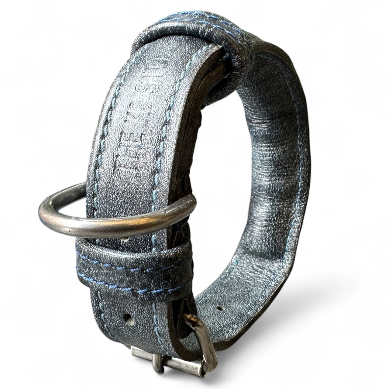 Handmade Rope Design Leather Dog Collar | Heavy Metal Support | Premium K9 Collar (India Only)
