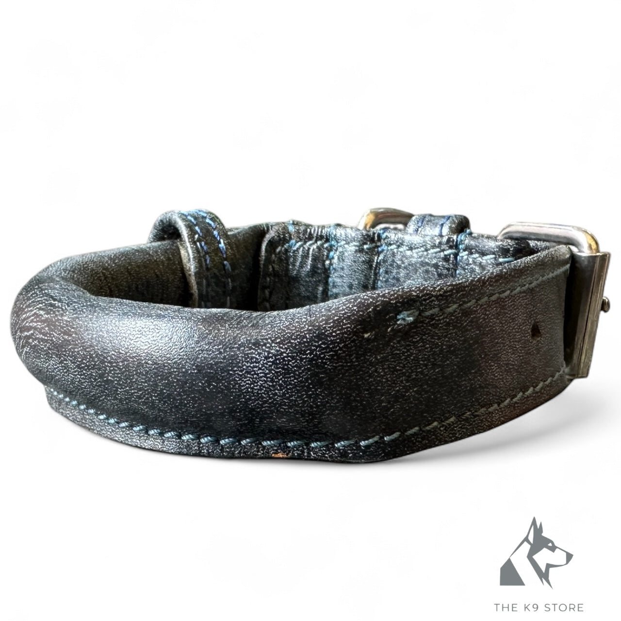 Handmade Rope Design Leather Dog Collar | Heavy Metal Support | Premium K9 Collar (India Only)