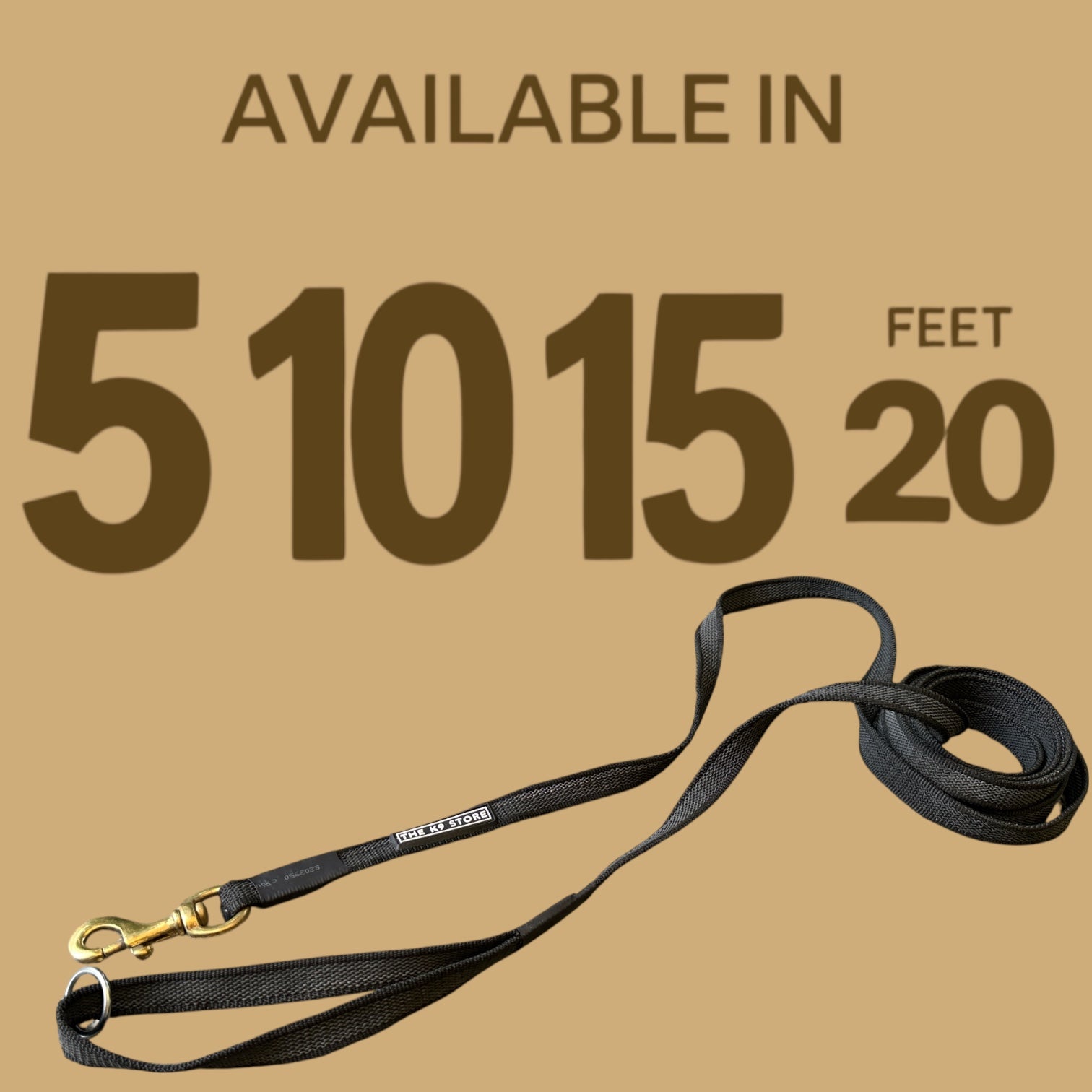 The K9 Store Anti-Slippery Dog Training Leash, Belt for Dogs Walk - World Class Trainers Choice Dog Leash in 5, 10, 15 & 20 Feet Length- Long Leash for Dogs, Dog Leash in 5 Color