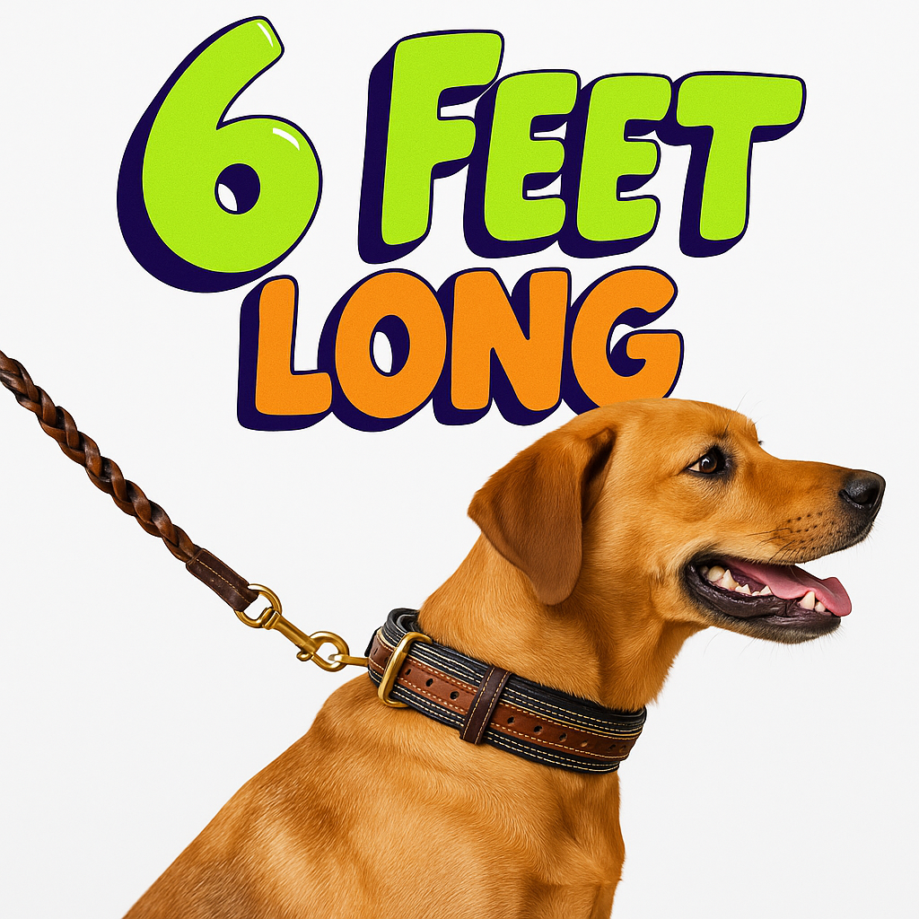 The K9 Store Leather Dog Collar with Leather Leash in Combo Tan & Brown for All Breeds -  Large, Medium, and Giant Breeds in Combo Offer ( Leash with Large & XL Collar )