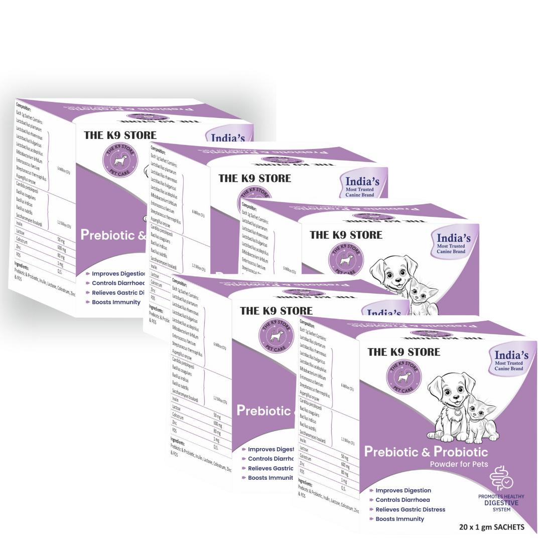 The K9 Store Prebiotics & Probiotics for Dogs & Cats - Gut Health Supplement