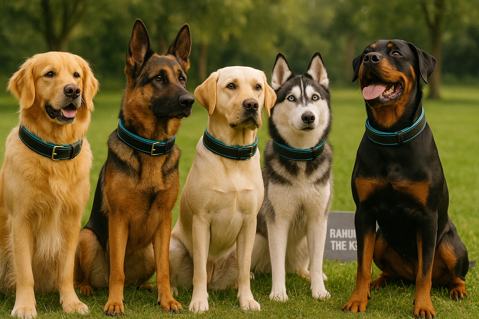 High-grade dual-tone collar for training and walking