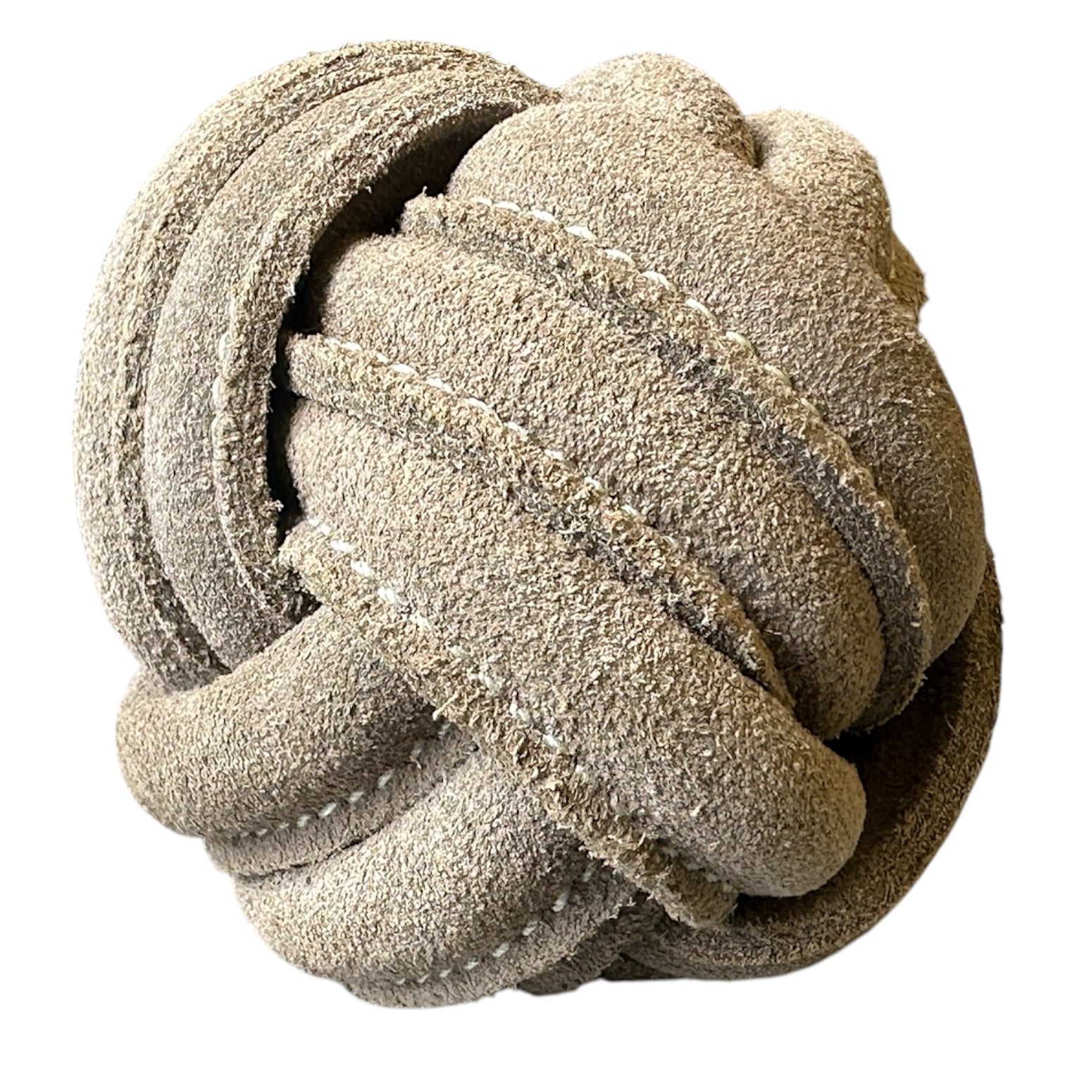 The K9 Store Leather Soft Ball for Dogs – Handmade Durable Chew Eco Friendly Safe Non-Toxic & Play Toy, Natural Leather Dog Toy for Training & Fetch