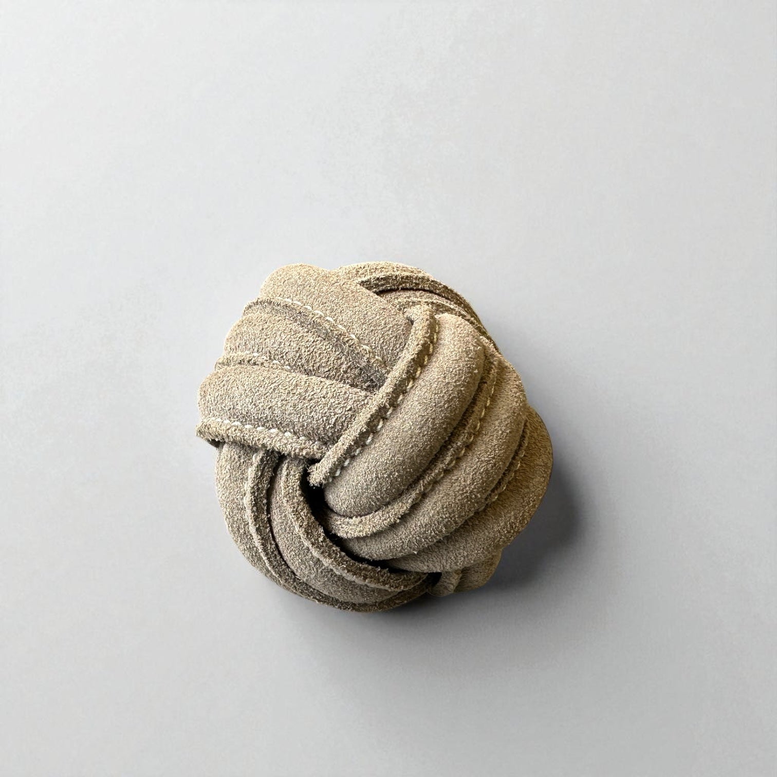 The K9 Store Leather Soft Ball for Dogs – Handmade Durable Chew Eco Friendly Safe Non-Toxic & Play Toy, Natural Leather Dog Toy for Training & Fetch