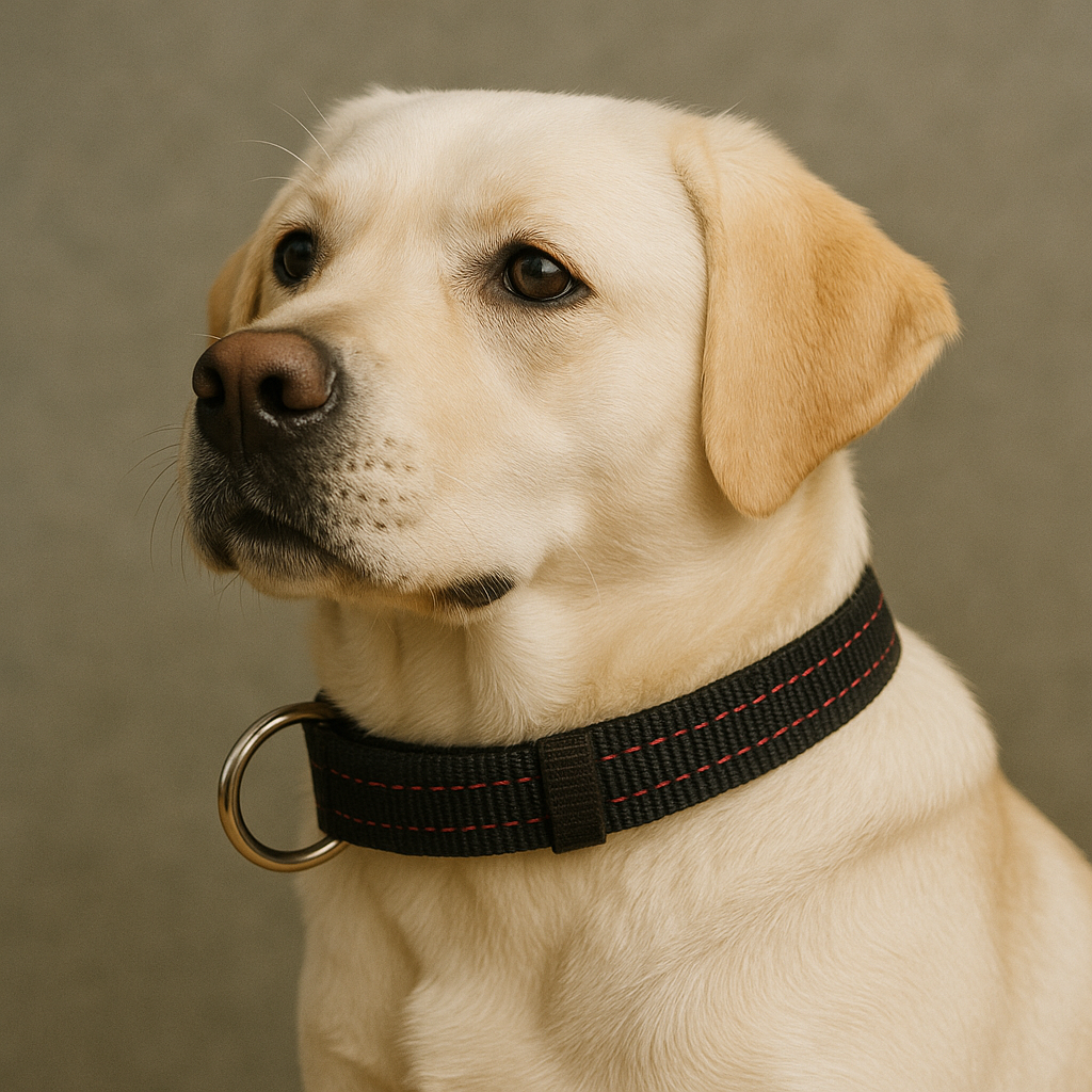 The K9 Store Military Tactical Nylon Dog Collar – Heavy Duty, Adjustable, Cushioned & Durable for Large Breeds