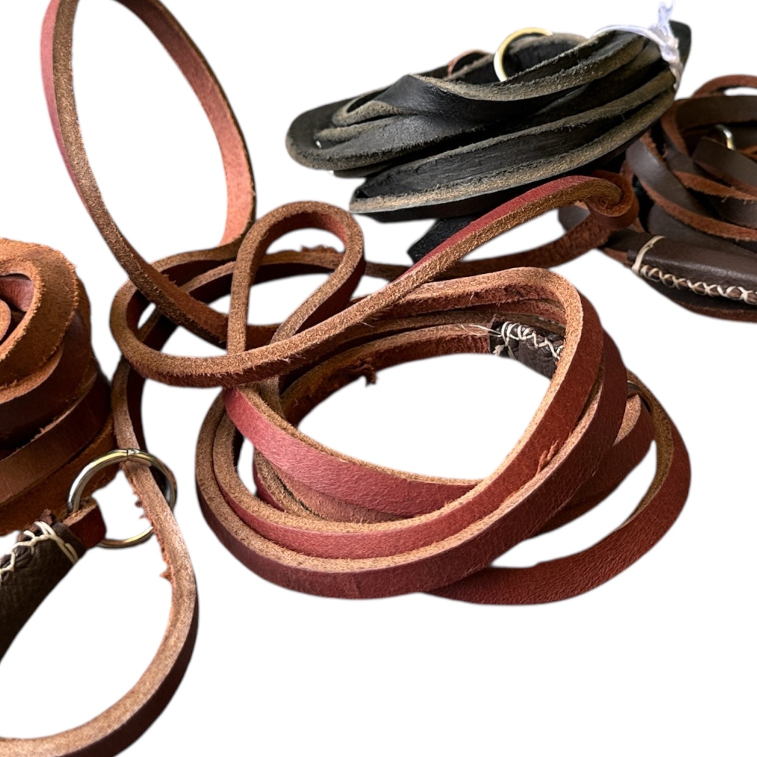 Slip Leash for Puppy Training – Leather, 6ft, 4 Colors | THE K9 STORE