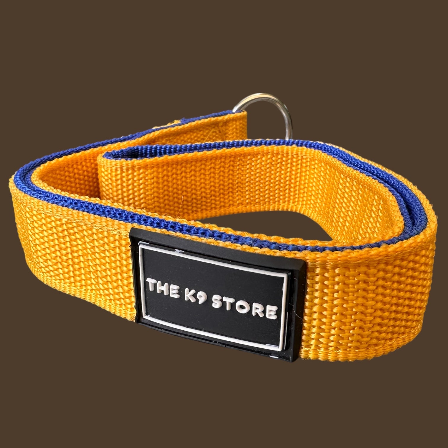 The K9 Store 17-Inch Short Handle Dog Leash – Heavy Duty Nylon Leash with Brass Hooks