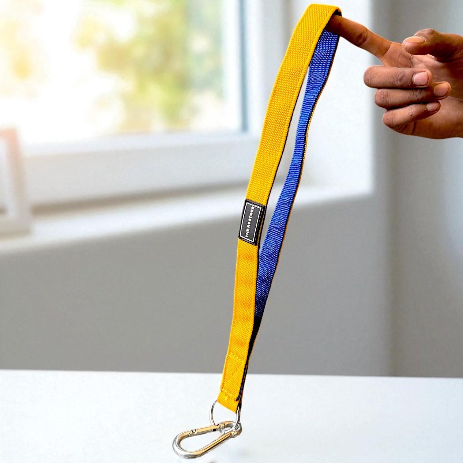 The K9 Store 17-Inch Short Handle Dog Leash – Heavy Duty Nylon Leash with Brass Hooks