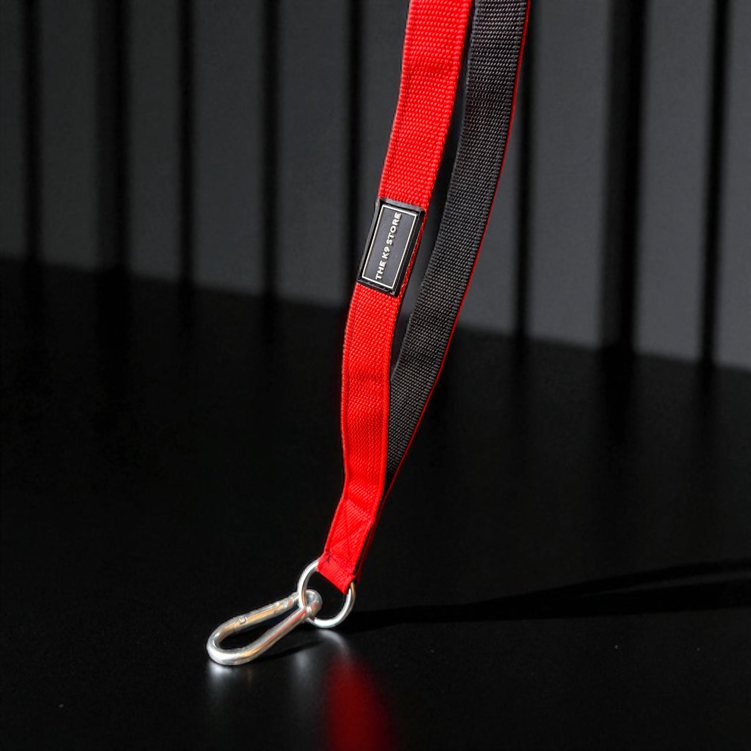 The K9 Store 17-Inch Short Handle Dog Leash – Heavy Duty Nylon Leash with Brass Hooks