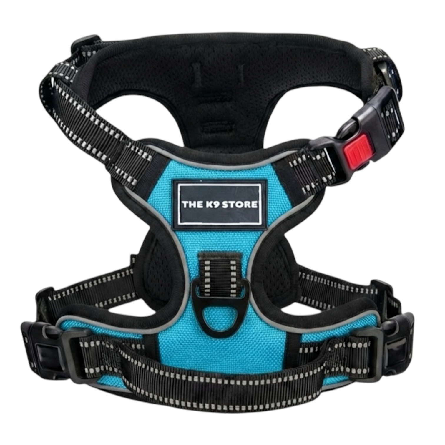 Blue Double Bone Dog Harness | No Pull Control Harness with Handle