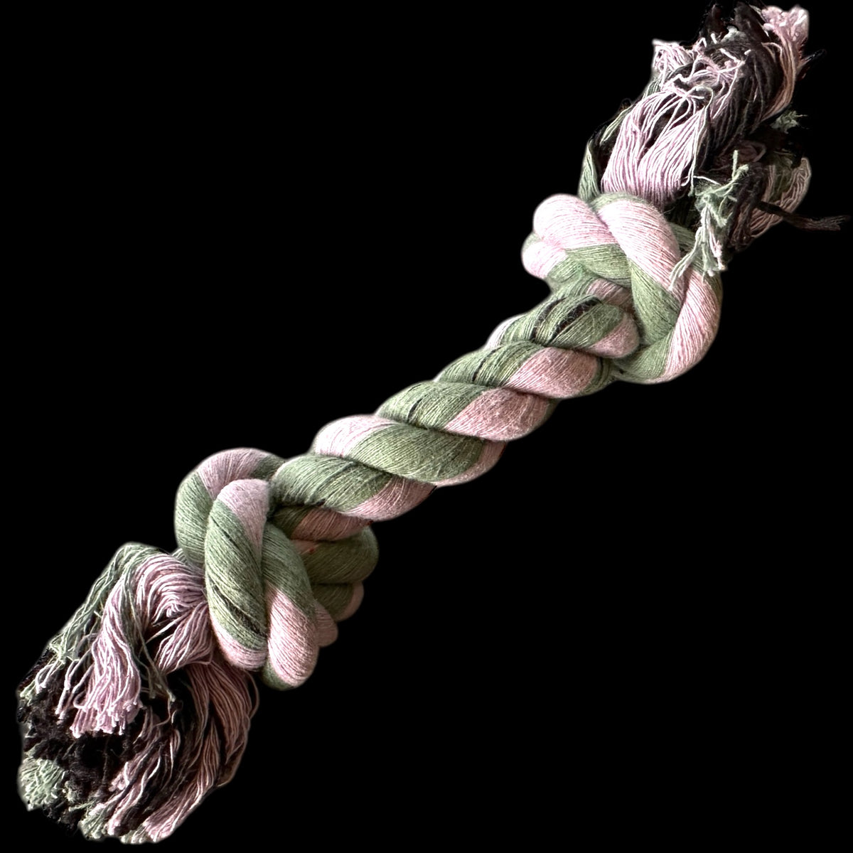 8 Inch Handloom Cotton Rope Dog Toy – Handmade Natural Chew & Tug Toy for Dogs & Cats | Plastic-Free Pet Toy