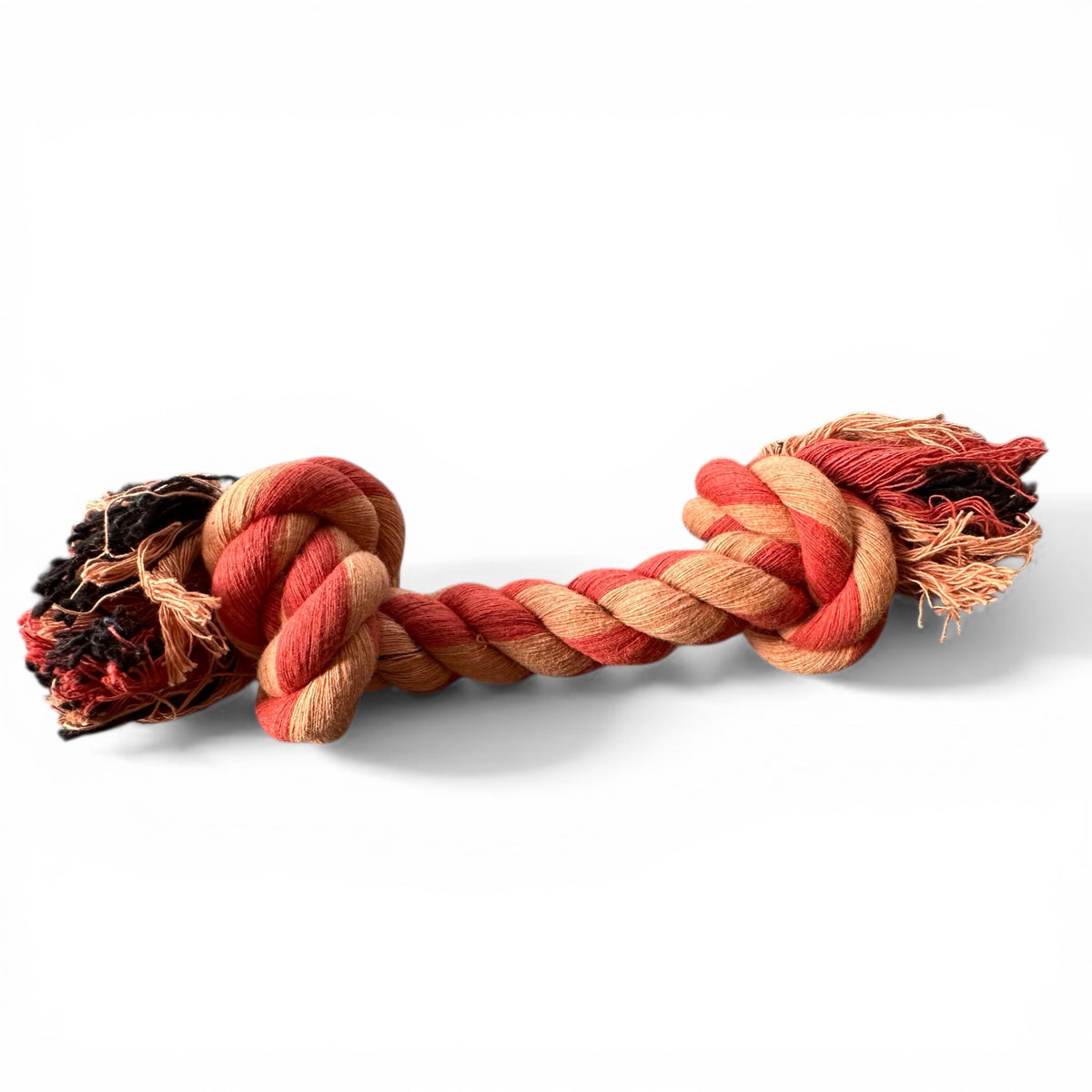 8 Inch Handloom Cotton Rope Dog Toy – Handmade Natural Chew & Tug Toy for Dogs & Cats | Plastic-Free Pet Toy