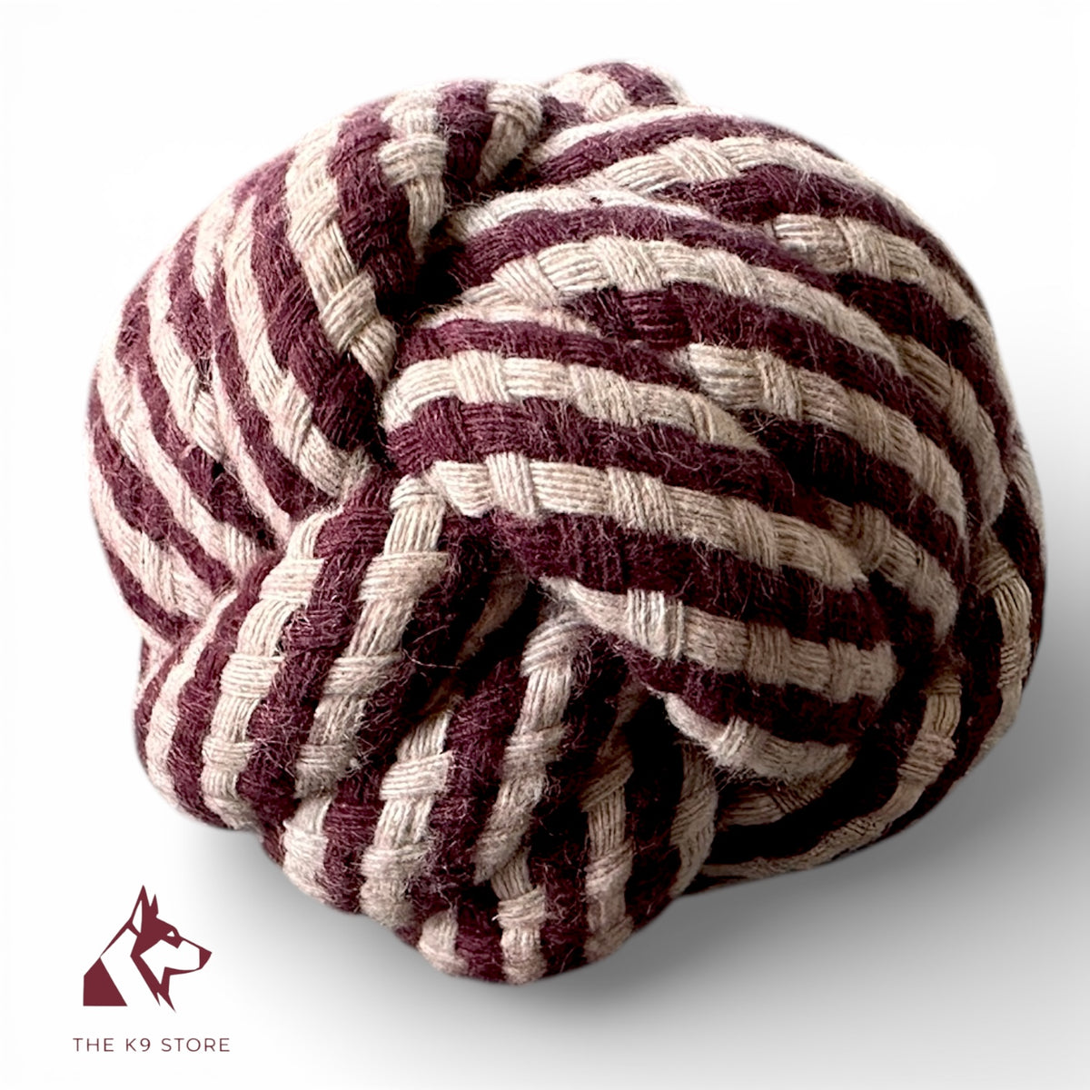 100% Pure Cotton Handloom Dog Toy - Eco-Friendly, Durable, Chemical-Free, Natural Fiber, Perfect for Tough Chewers