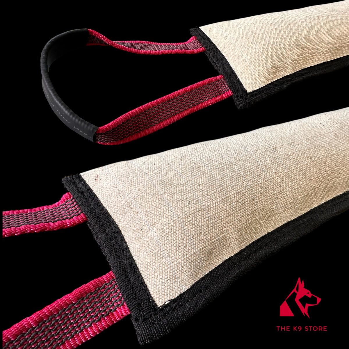 Dog Bite Training Pillow for Puppies & Adult Dogs – Bite Tug Toy with Anti-Slip Handle, Double Layer Canvas, Strong Training Sleeve for K9, German Shepherd & Guard Dogs