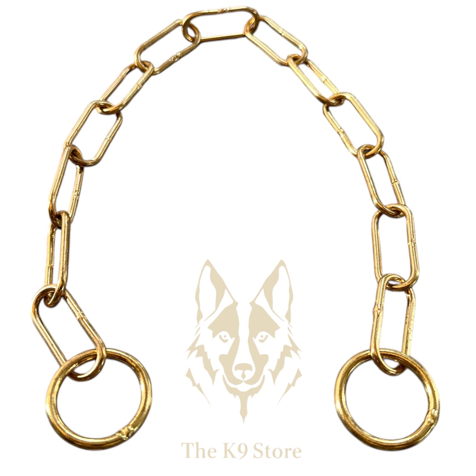 100% Pure Brass Choke Chain for Dogs – Premium Quality with Strong, Durable Links – Available in 18" & 22" Sizes