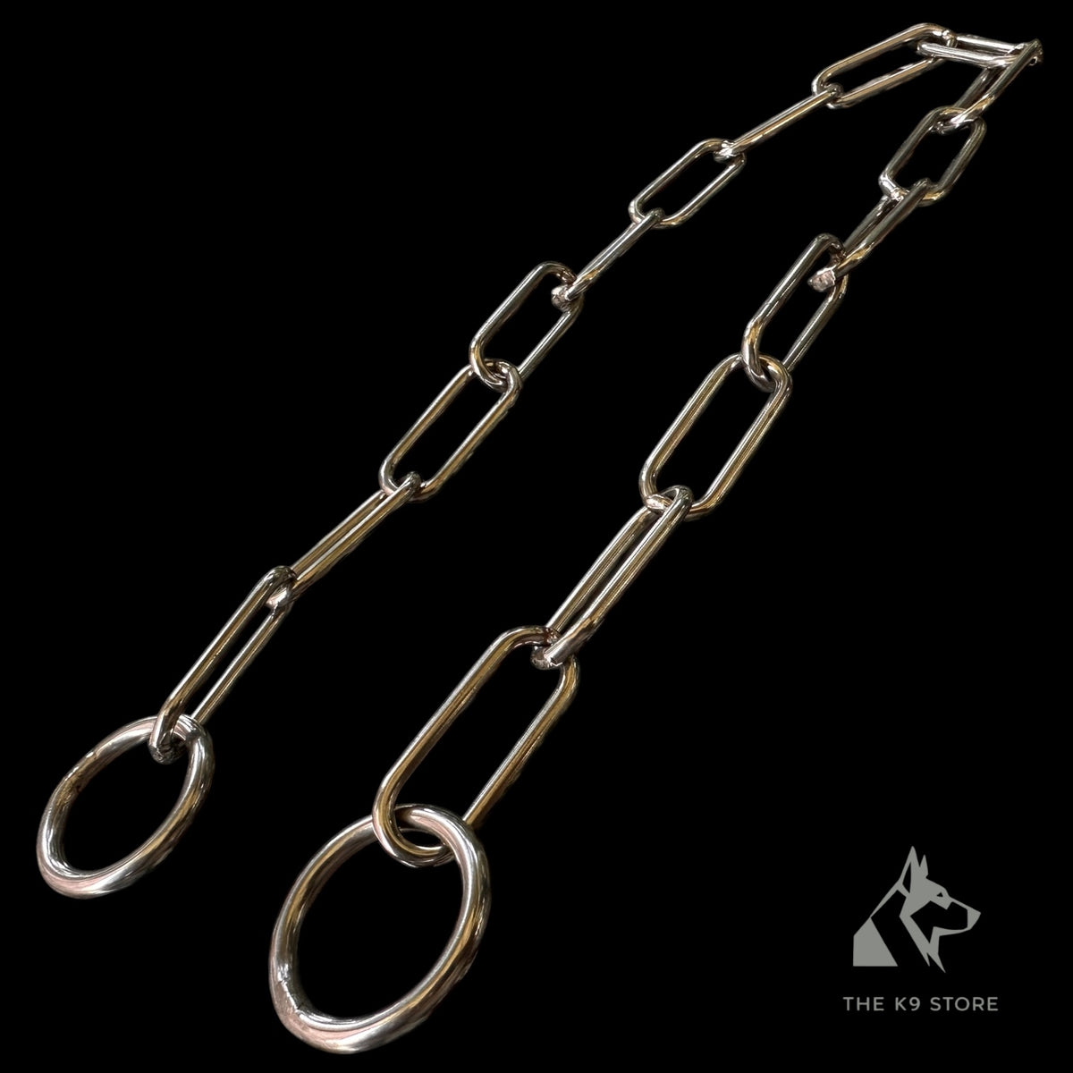 K9 Stores 22 Inch Stainless Steel Dog Choke Chain Collar – Heavy Duty Training Slip Chain for Large & Medium Dogs (22 Inch, Rust-Resistant, Strong & Durable)