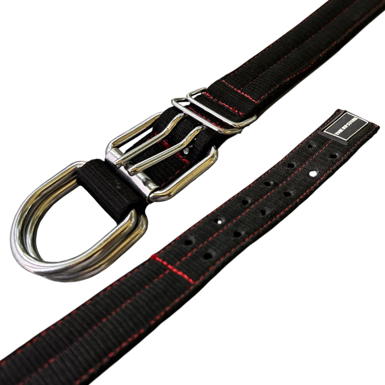 Heavy Duty Dog Collar | Adjustable 16-24 Inch Neck | Heavy Metal Hardware | PP Webbing | Black