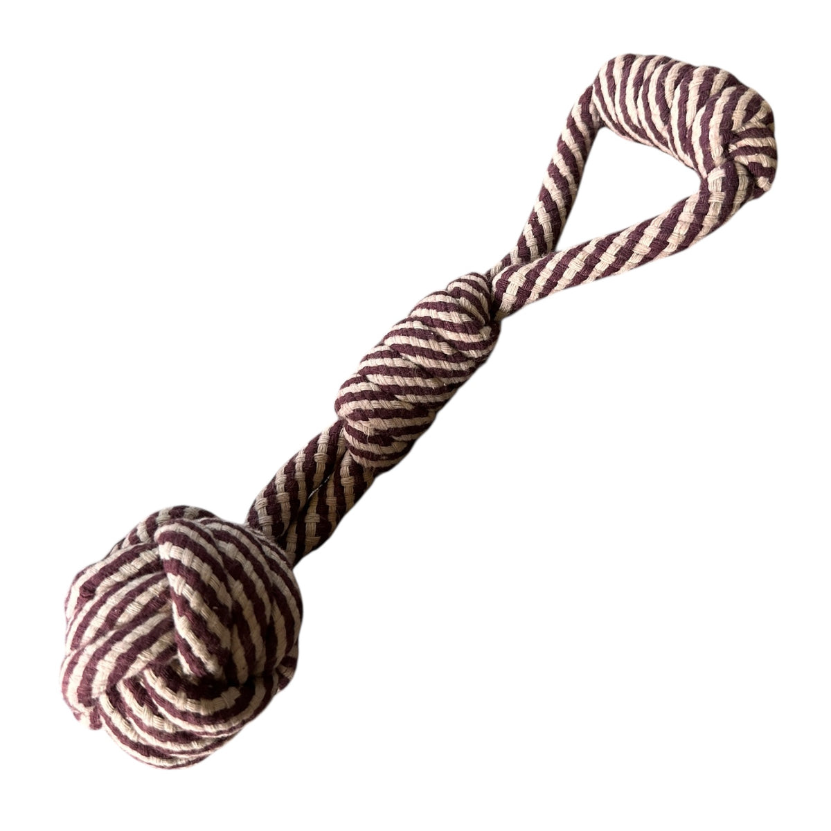 Handloom Handmade 100% Cotton Dog & Cat Toy – Ideal for Training, 11 Inches, Durable, Chemical-Free, Perfect for Tug and Play