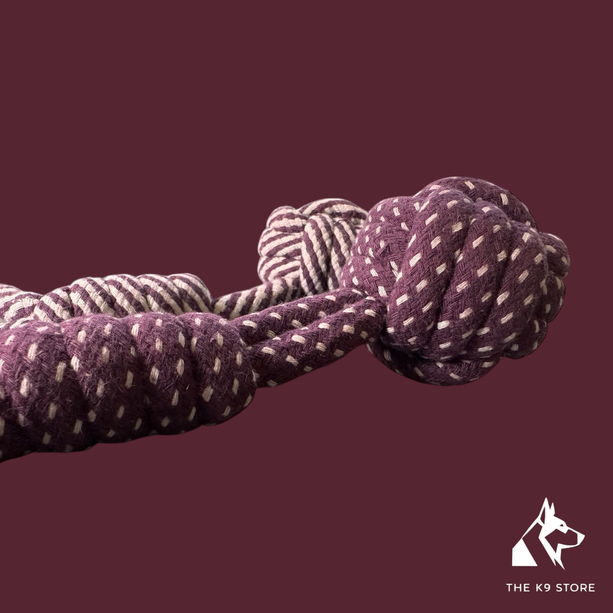 Handloom Handmade 100% Cotton Dog & Cat Toy – Ideal for Training, 11 Inches, Durable, Chemical-Free, Perfect for Tug and Play