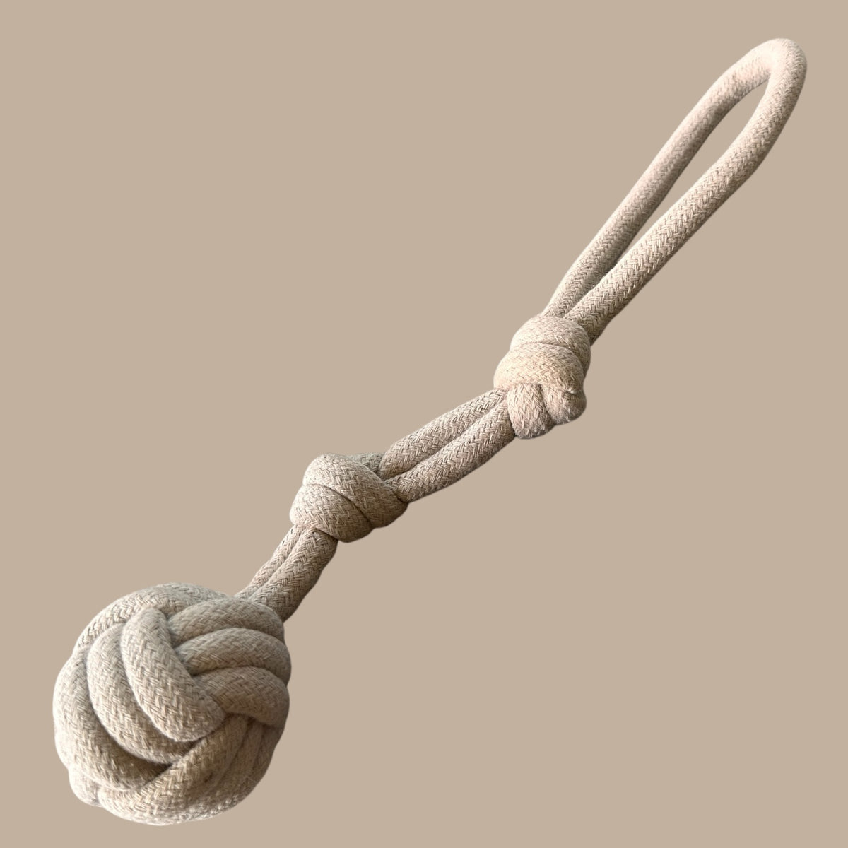 Handloom Handmade Cotton Dog & Cat Toy – 100% Pure Cotton, Safe, Durable, 15 Inches, Perfect for Tug and Teething