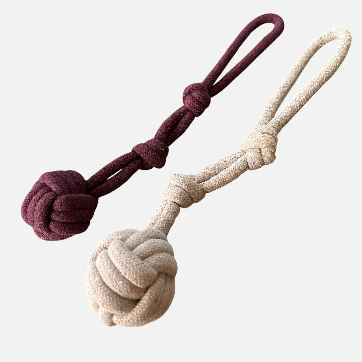 Handloom Handmade Cotton Dog & Cat Toy – 100% Pure Cotton, Safe, Durable, 15 Inches, Perfect for Tug and Teething