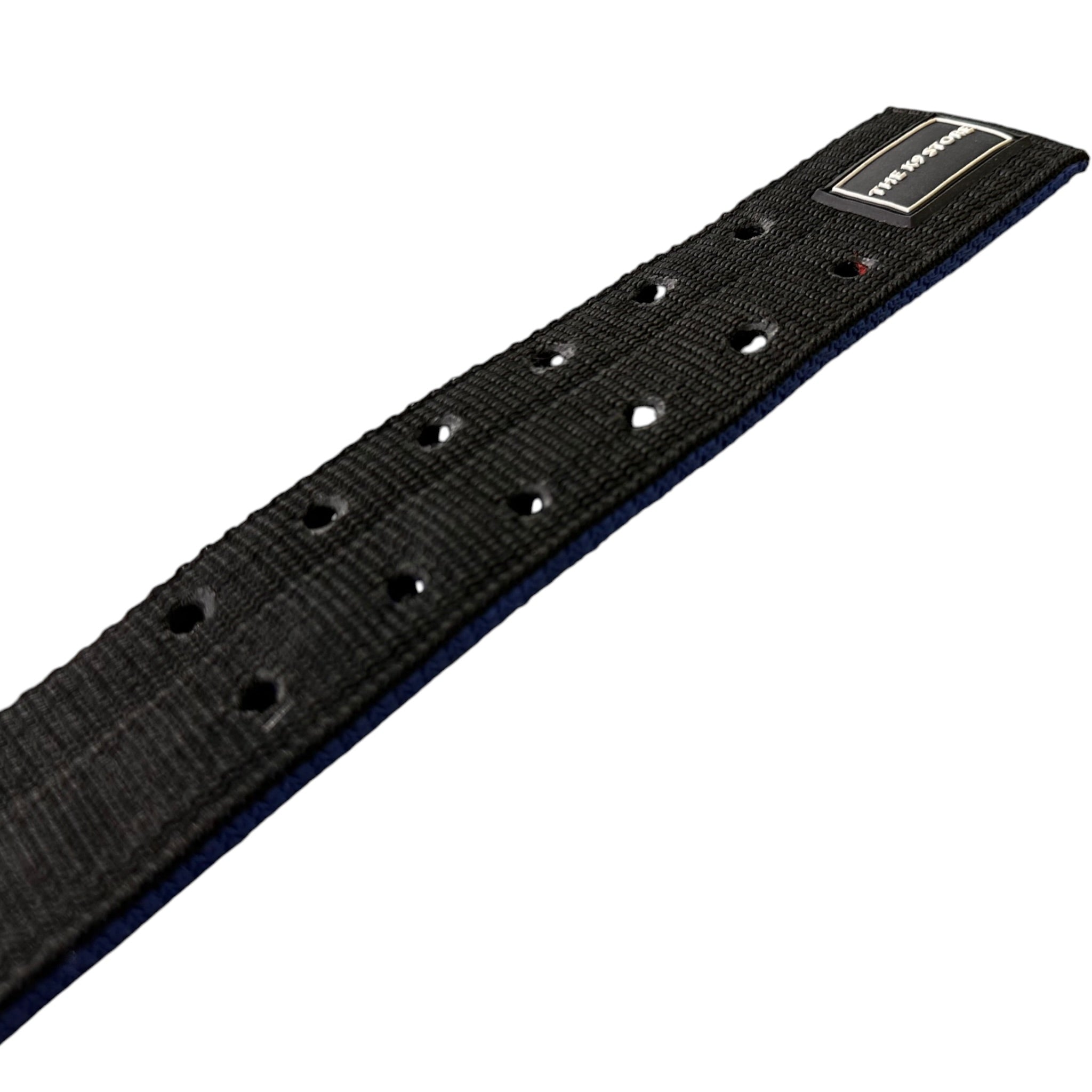 K9 Heavy Duty Nylon Dog Collar & Leash Combo | Dual D-Ring | Metal Buckle | Padded Handle | 60 Inch Leash | Black & Blue | Large & XL | The K9 Store
