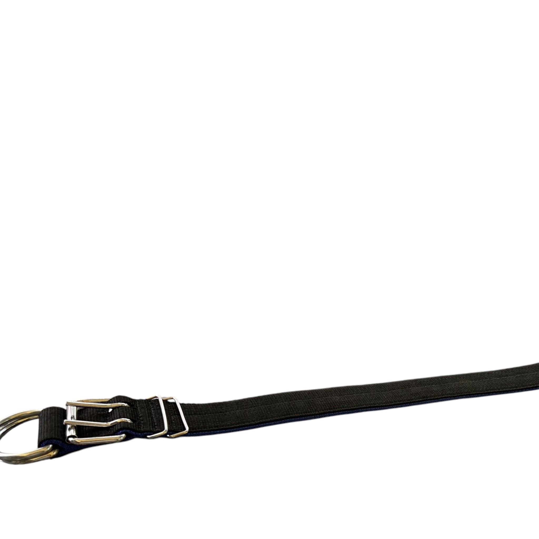 K9 Heavy Duty Nylon Dog Collar & Leash Combo | Dual D-Ring | Metal Buckle | Padded Handle | 60 Inch Leash | Black & Blue | Large & XL | The K9 Store