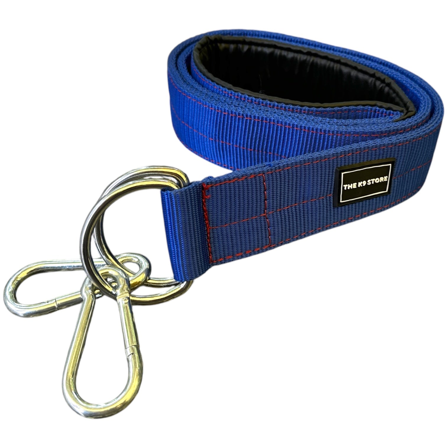 The K9 Store 2 Inch Wide Heavy Duty Dog Leash with Cushioned Handle | 56 Inch | Large Breed Nylon Leash