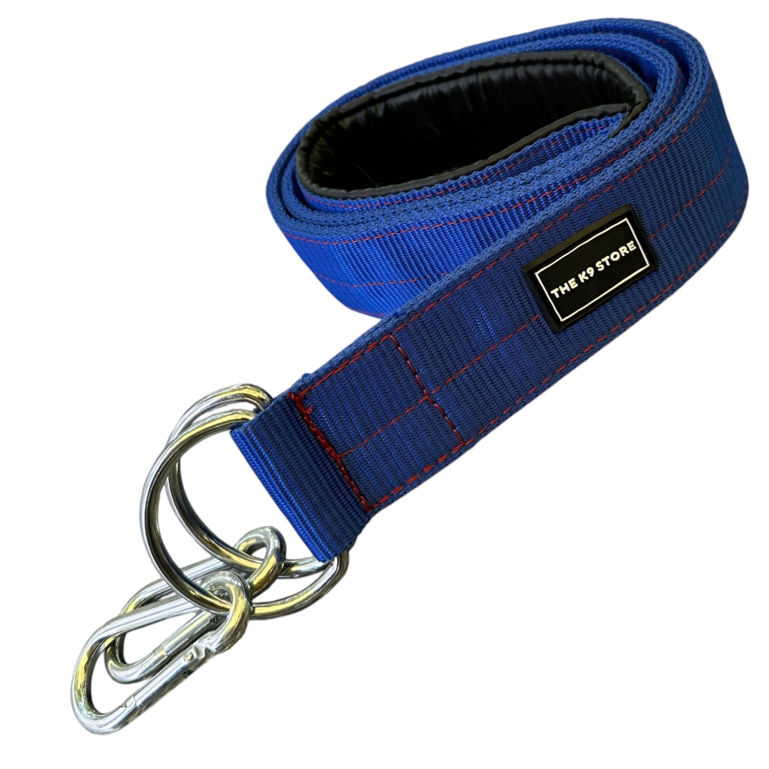 The K9 Store 2 Inch Wide Heavy Duty Dog Leash with Cushioned Handle | 56 Inch | Large Breed Nylon Leash