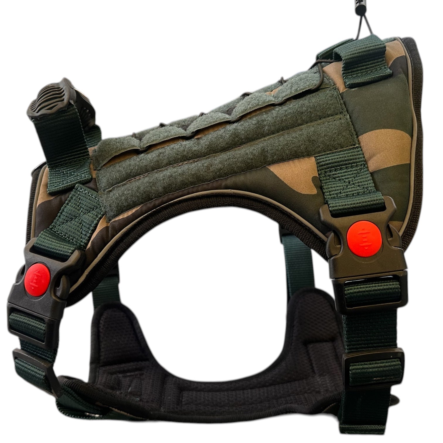 Tactical Dog Harness No Pull Adjustable Heavy Duty K9 Vest with Handle & Reflective Straps for Medium Large Dogs (S, M, L, XL)