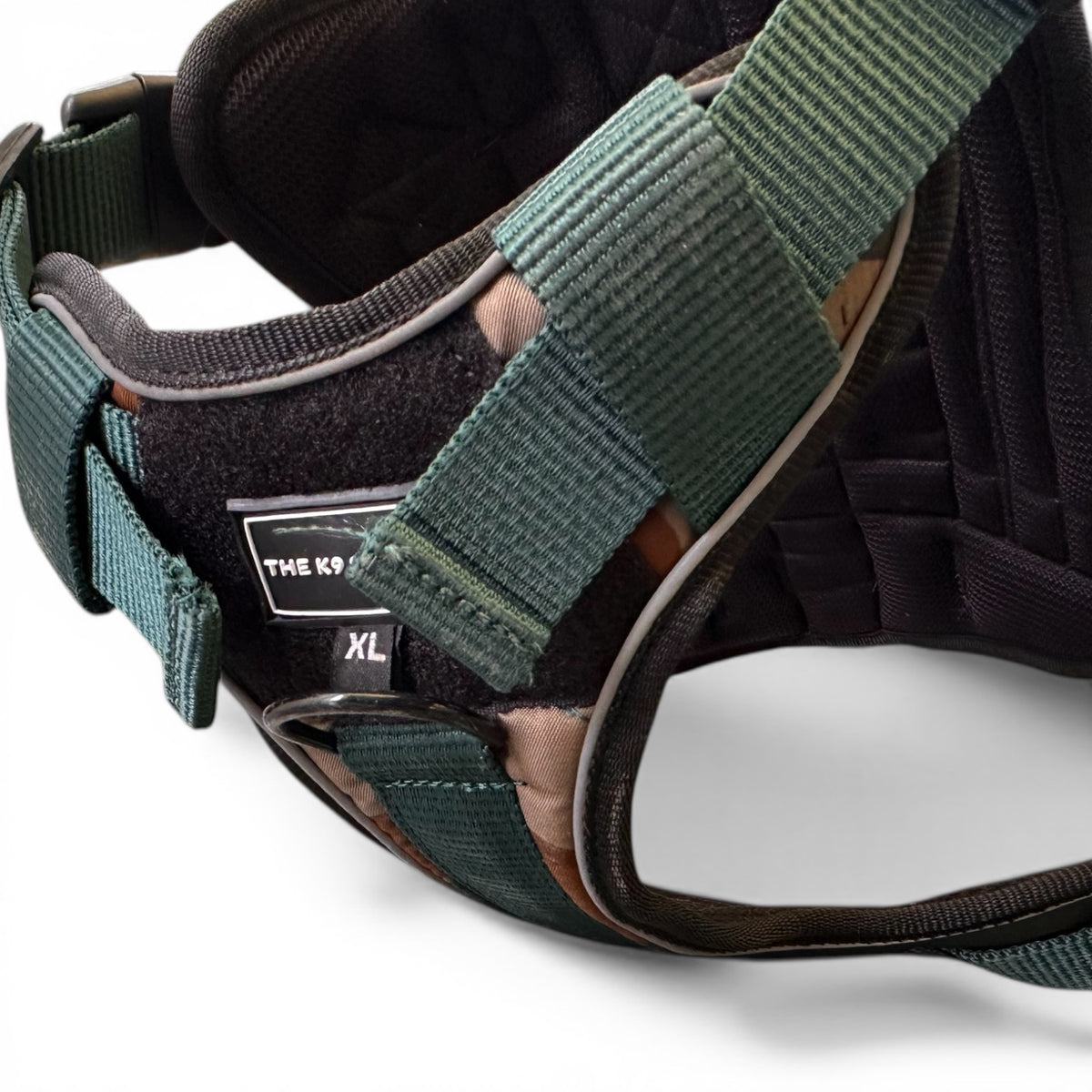 Tactical Dog Harness No Pull Adjustable Heavy Duty K9 Vest with Handle & Reflective Straps for Medium Large Dogs (S, M, L, XL)