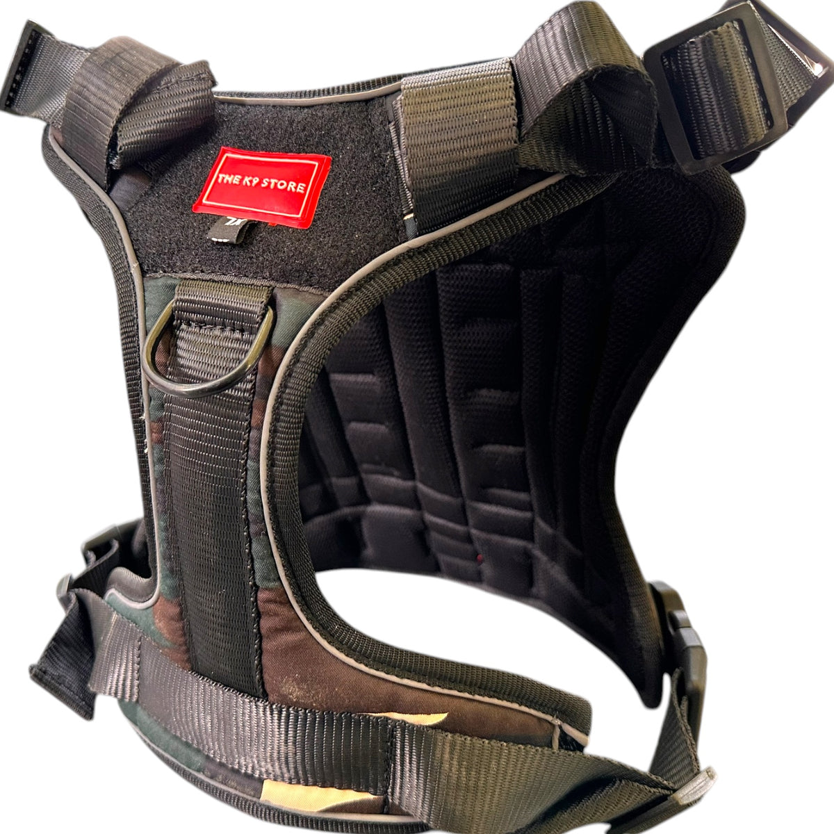 Tactical Dog Harness No Pull Adjustable Heavy Duty K9 Vest with Handle & Reflective Straps for Medium Large Dogs (S, M, L, XL)