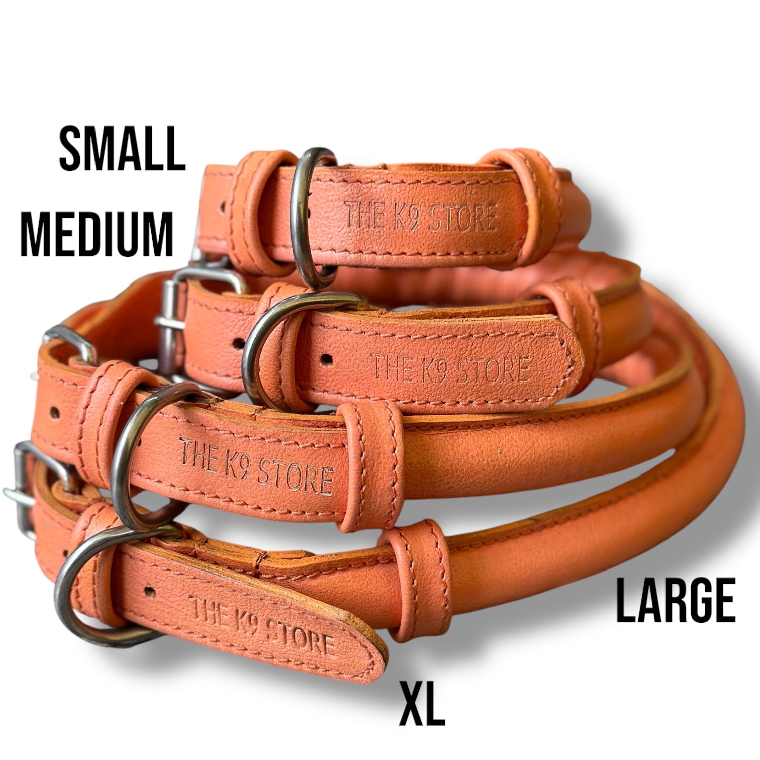 Handmade Rope Design Leather Dog Collar | Heavy Metal Support | Premium K9 Collar (India Only)
