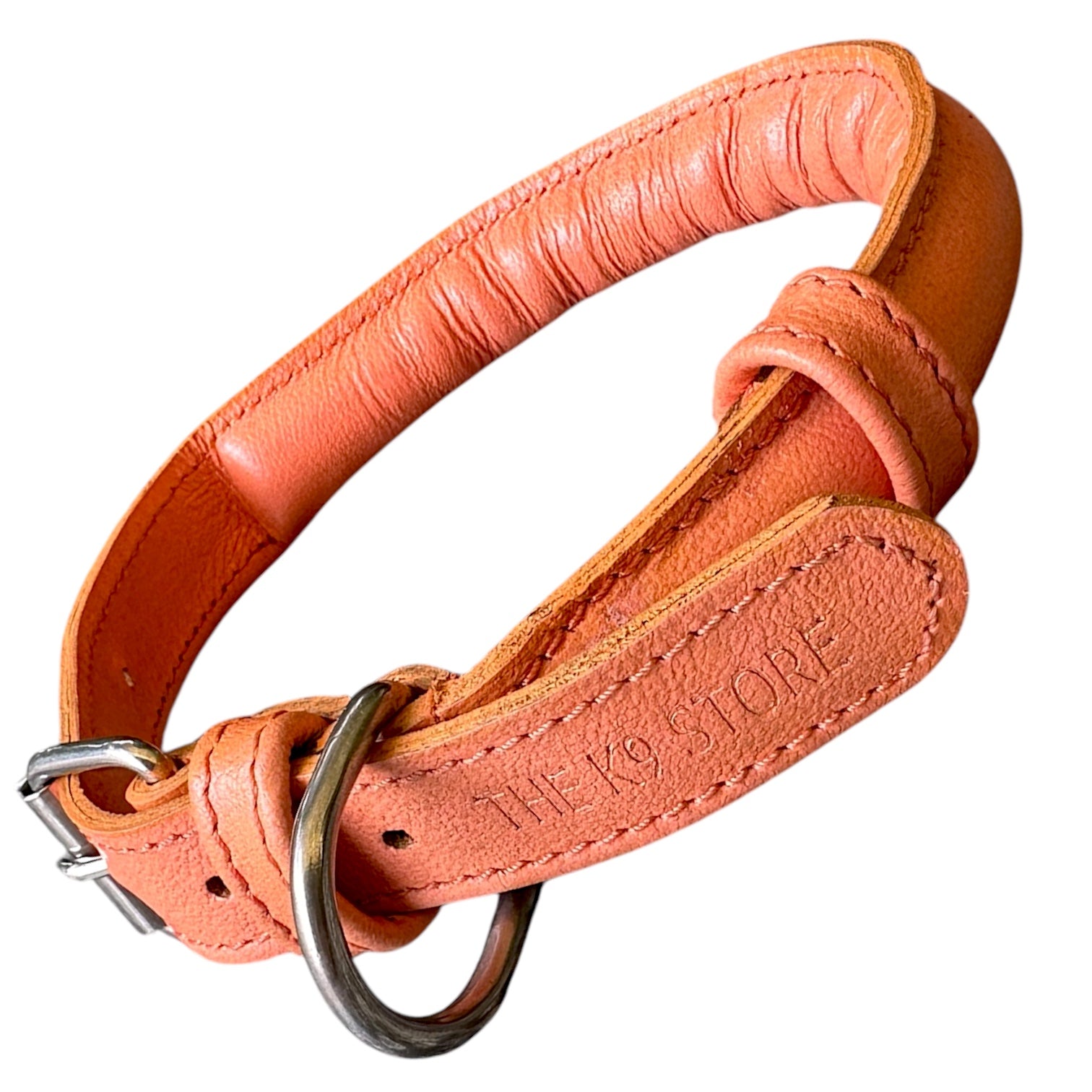 Handmade Rope Design Leather Dog Collar | Heavy Metal Support | Premium K9 Collar (India Only)