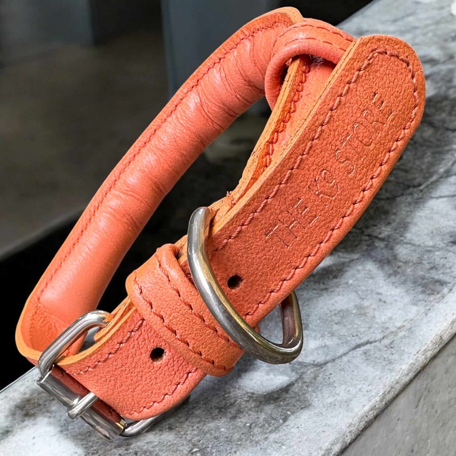 Handmade Rope Design Leather Dog Collar | Heavy Metal Support | Premium K9 Collar (India Only)