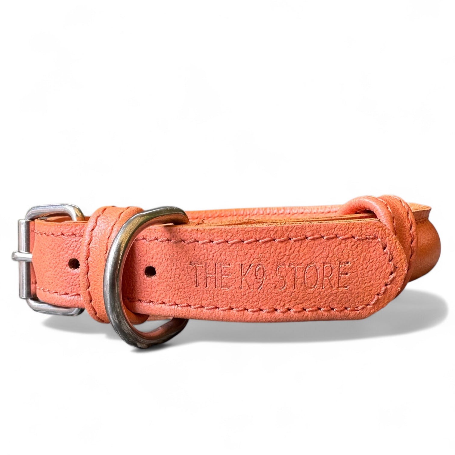 Handmade Rope Design Leather Dog Collar | Heavy Metal Support | Premium K9 Collar (India Only)