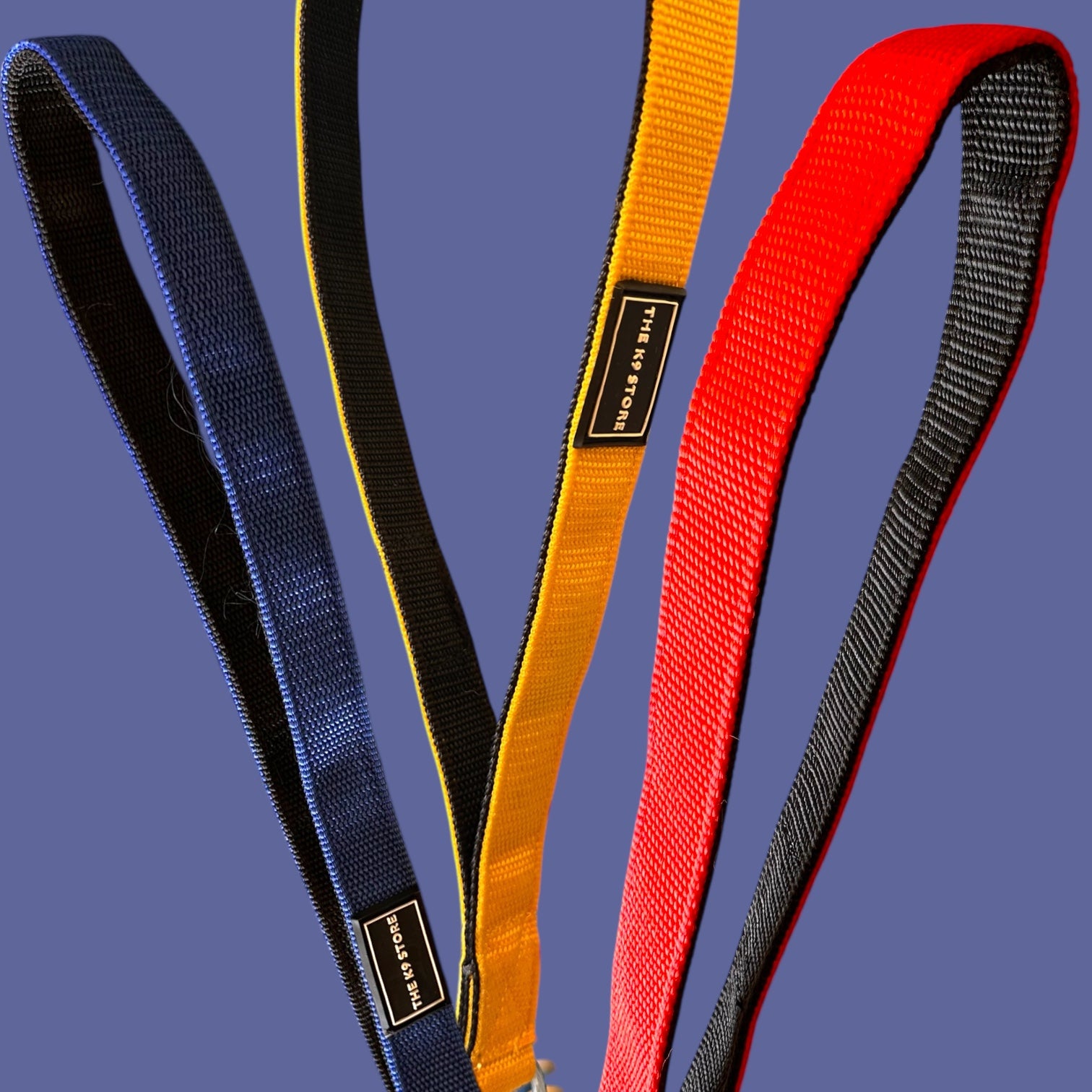 THE K9 STORE Short Handle Dog Leash 17 Inches | Heavy Duty PP Strap with Solid Metal Hook | Control Handle for Training, Walking, Strong Dogs | Short Traffic Lead for Medium & Large Breeds