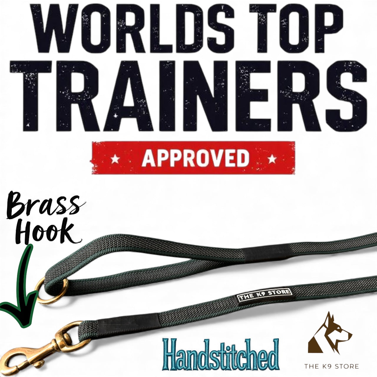 The K9 Store Anti-Slippery Dog Training Leash, Belt for Dogs Walk - World Class Trainers Choice Dog Leash in 5, 10, 15 & 20 Feet Length- Long Leash for Dogs, Dog Leash in 5 Color