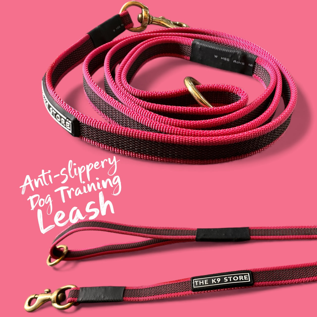The K9 Store Anti-Slippery Dog Training Leash, Belt for Dogs Walk - World Class Trainers Choice Dog Leash in 5, 10, 15 & 20 Feet Length- Long Leash for Dogs, Dog Leash in 5 Color