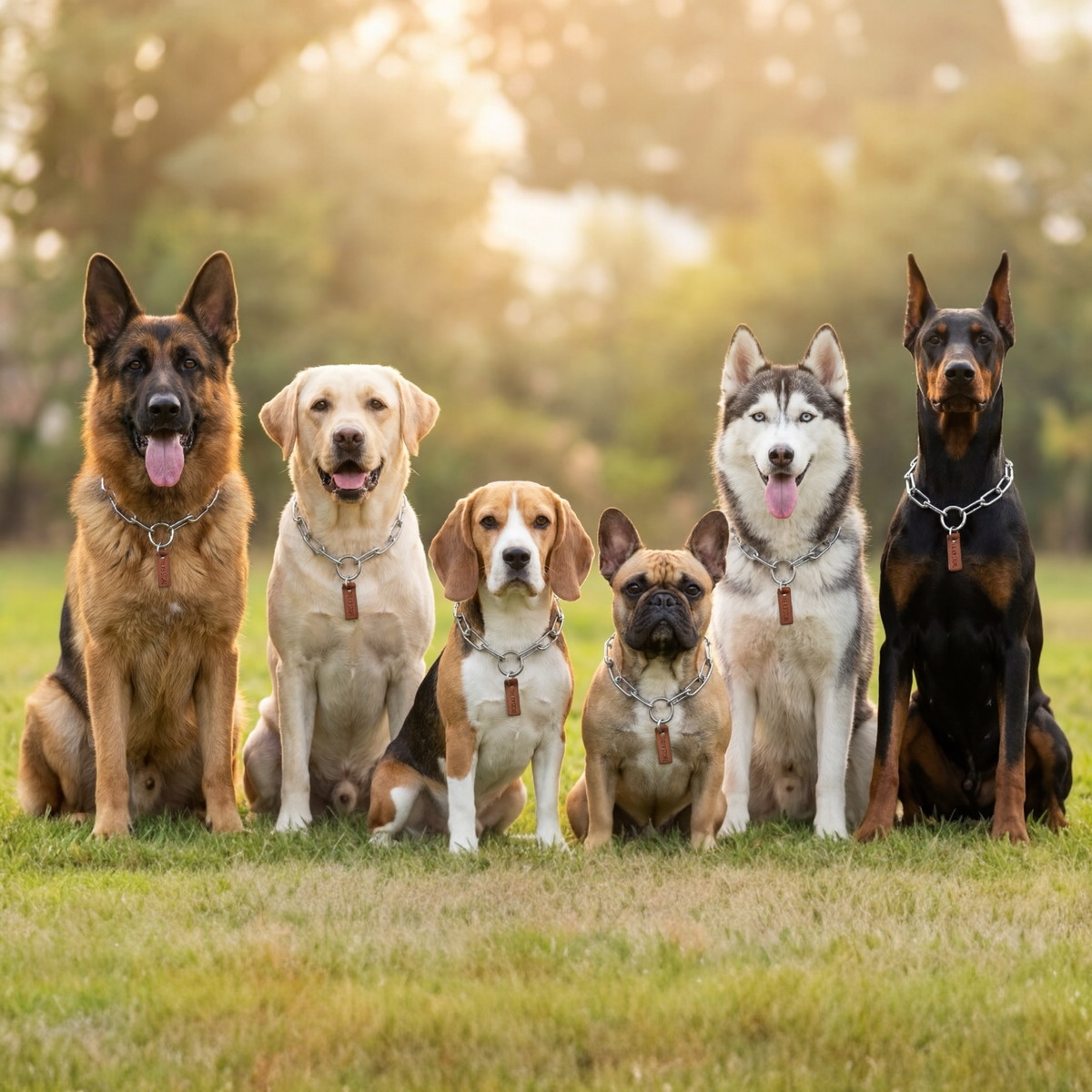 Premium Stainless Steel Choke Chain for Dogs | The K9 Store - Comfortable, Durable, and Breed-Ready