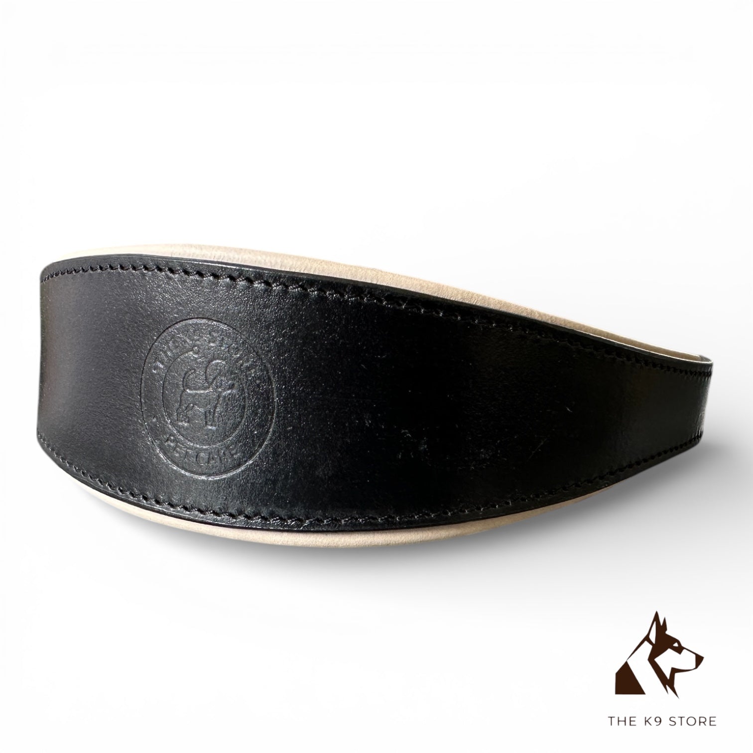 Premium Genuine Leather Dog Collar with Cushion Padding | Heavy-Duty Brass Hardware | Large & X-Large | The K9 Store – Hound Collection