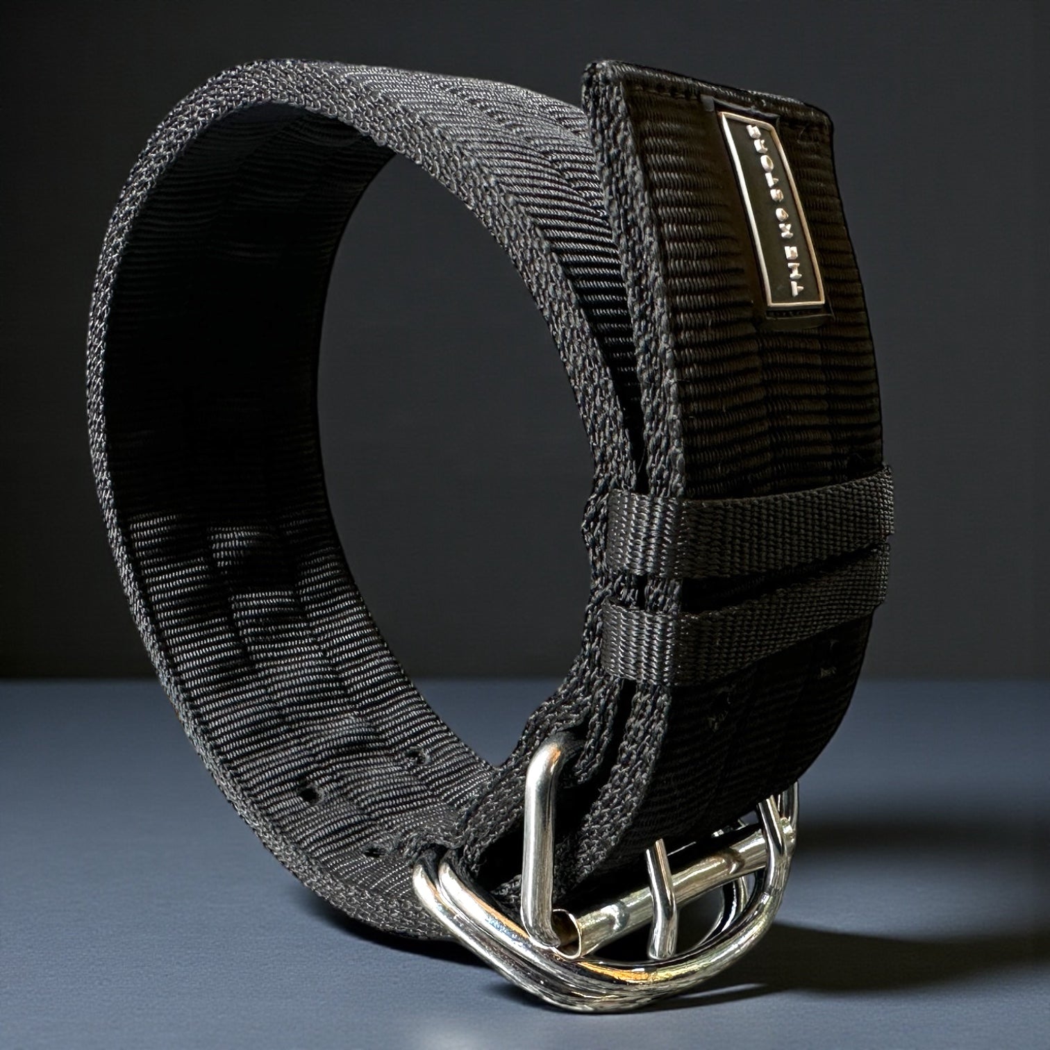 Heavy Duty Adjustable Dog Collar 18–28 Inch – Premium Nylon K9 Training Collar with Dual Metal D-Ring & Strong Buckle for Large & Medium Dogs