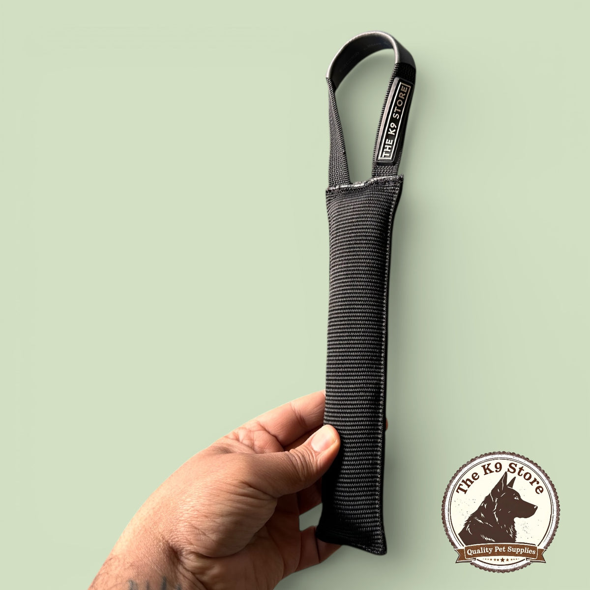 The K9 Store Heavy Duty Dog Tug Toy with Anti-Slip Handle | Durable PP Training & Interactive Tug Toy | Multiple Pack Options