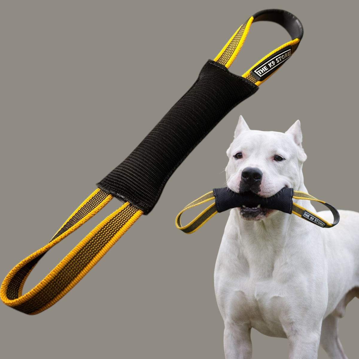 Professional Dog Tug Toy with Dual Anti-Slip Handles | Bite Training Tug for K9 Sports, Obedience & Working Dogs – The K9 Store