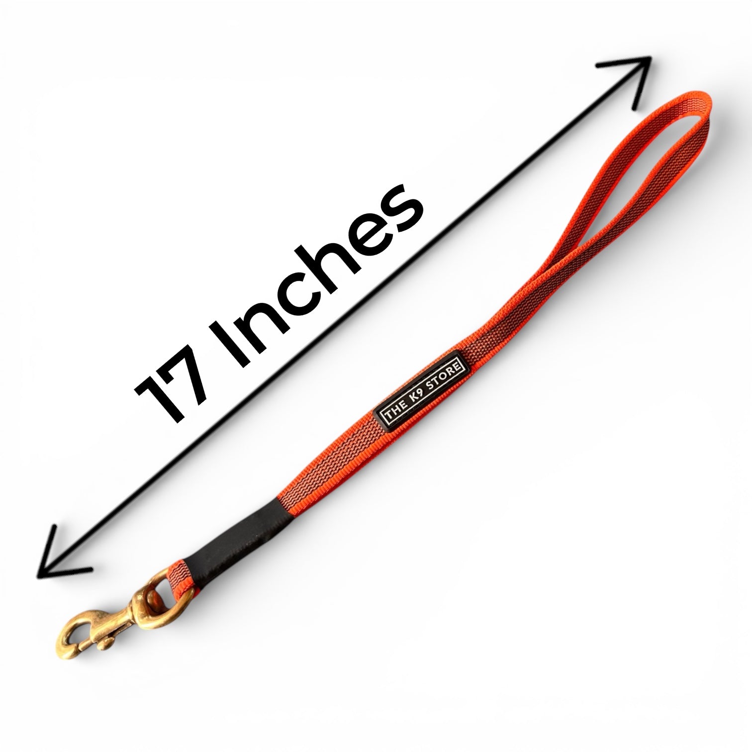 17-Inch Short Handle Dog Leash with Anti-Slip Grip | Professional K9 Training & Dog Sport Control Leash – The K9 Store