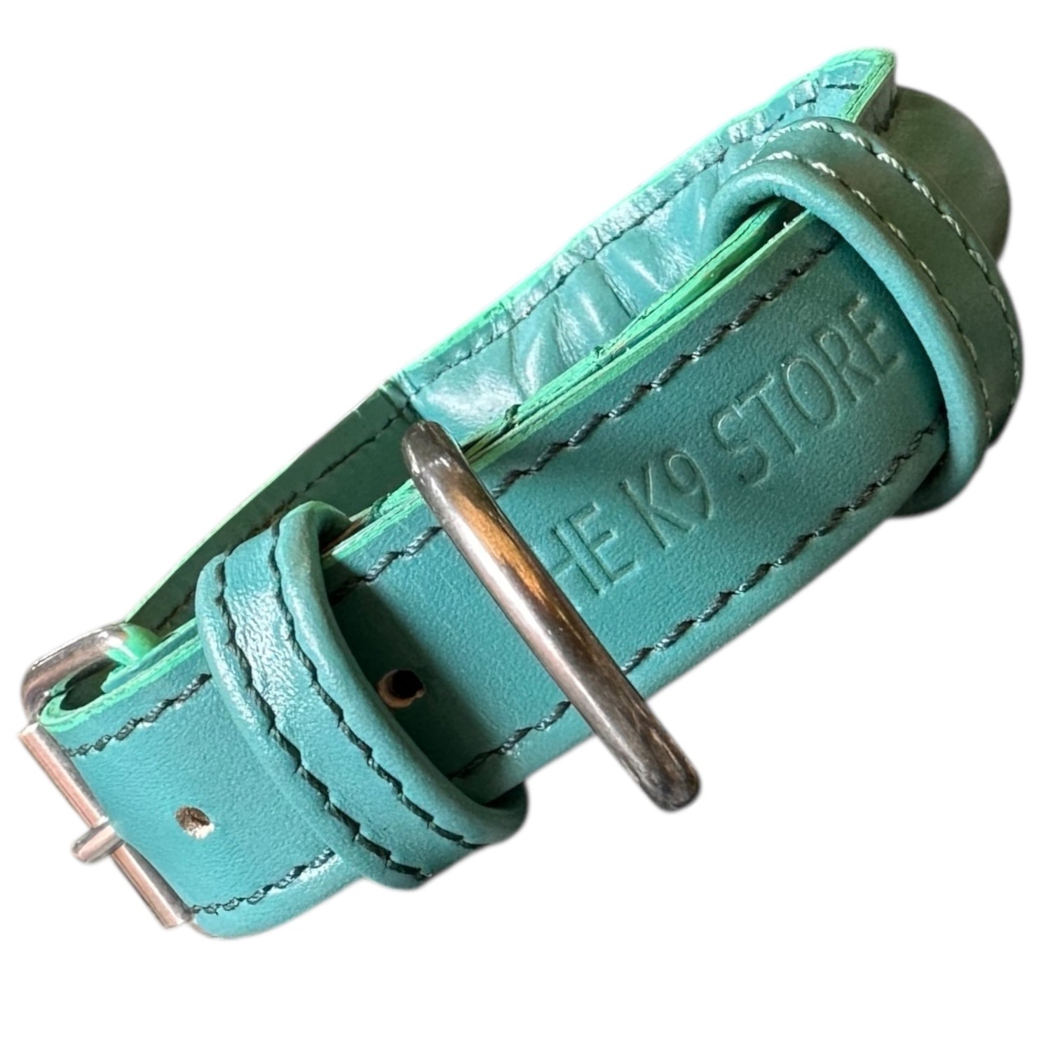 Premium Rope Design Leather Dog Collar | Solid Stitched | Luxury Padded Collar for Medium & Large Dogs (4 Sizes, 3 Colors)