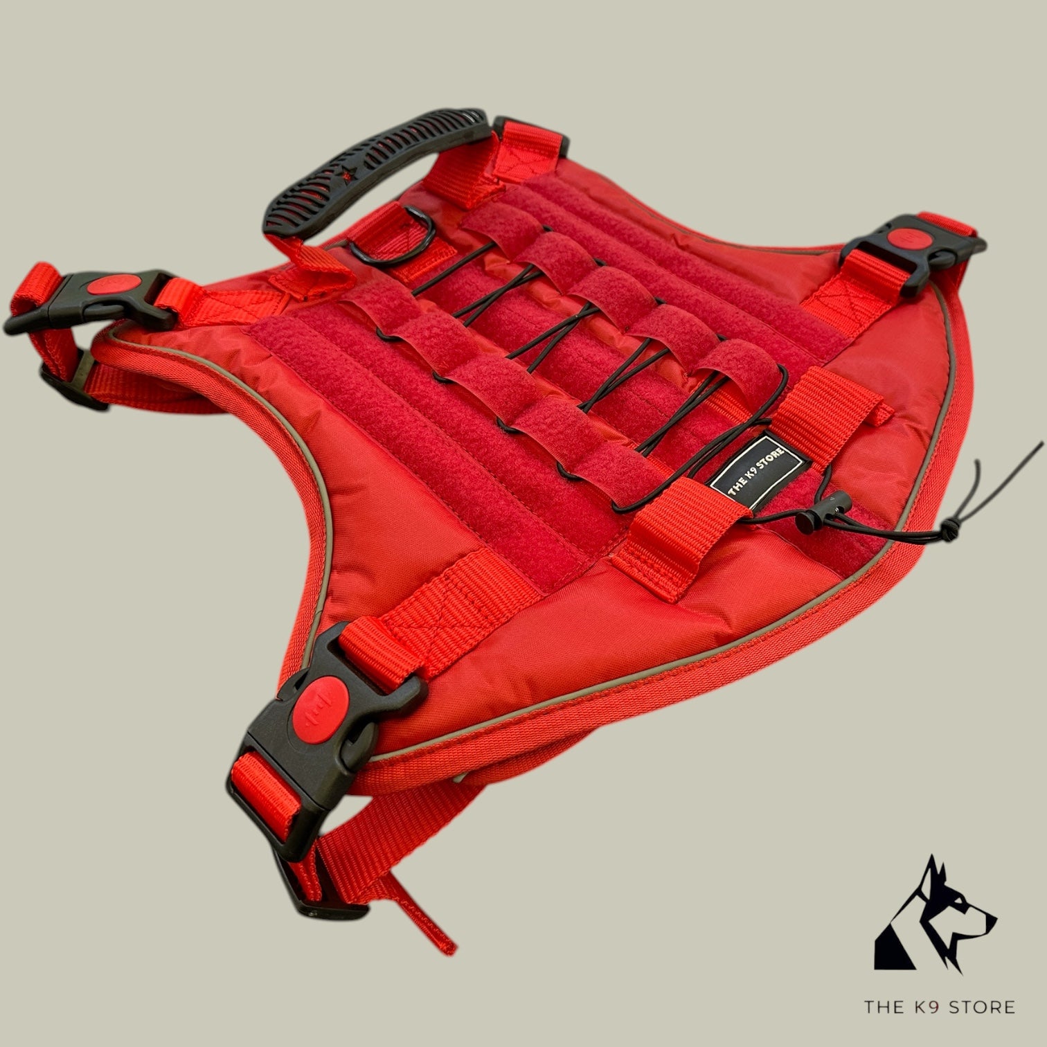 K9 Store Tactical Dog Harness – Heavy Duty No-Pull Adjustable Pet Vest with Handle & Dual Leash Clips
