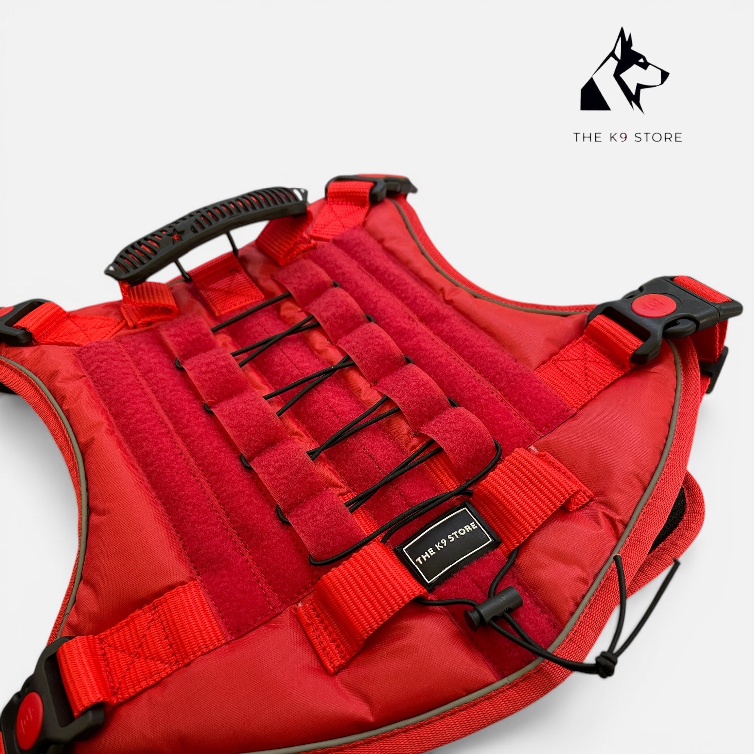 K9 Store Tactical Dog Harness – Heavy Duty No-Pull Adjustable Pet Vest with Handle & Dual Leash Clips