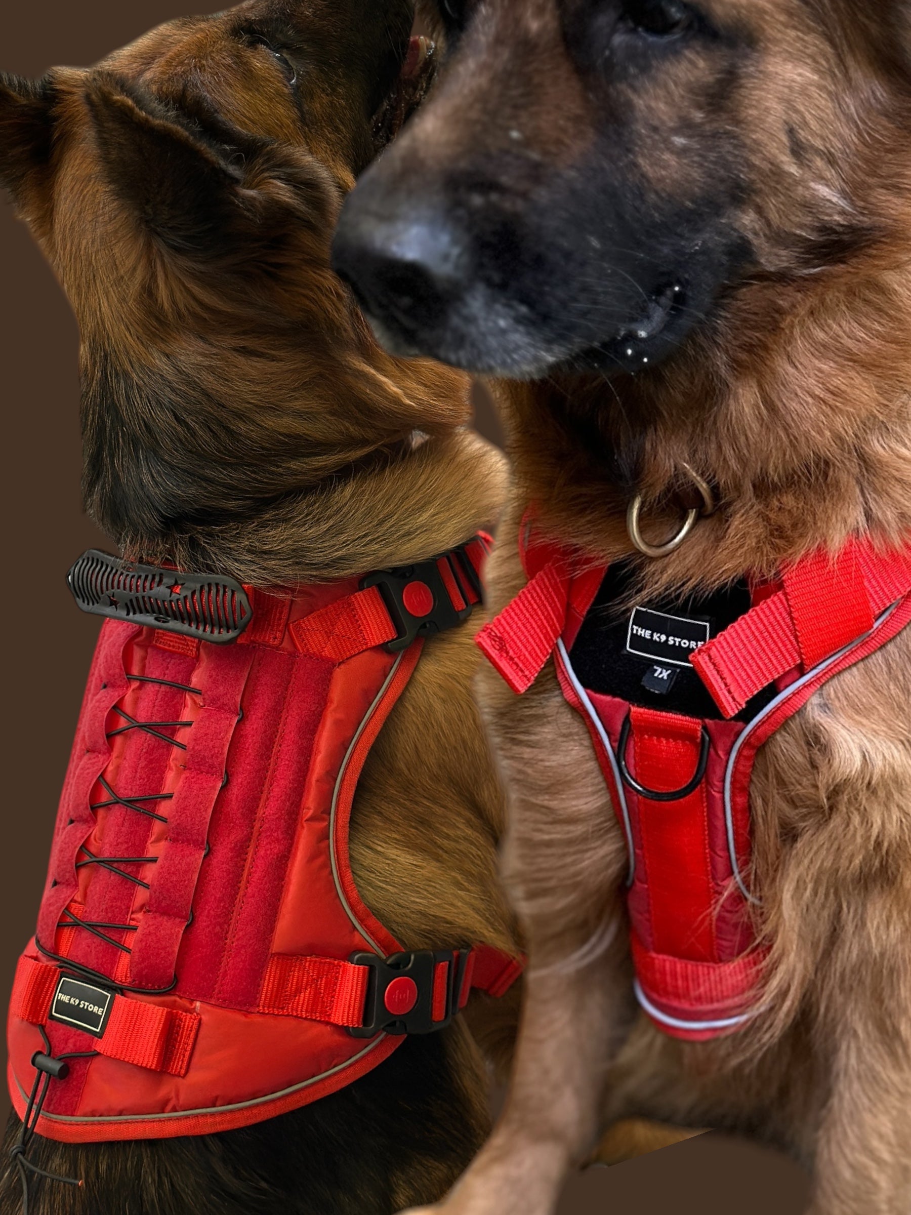 K9 Store Tactical Dog Harness – Heavy Duty No-Pull Adjustable Pet Vest with Handle & Dual Leash Clips