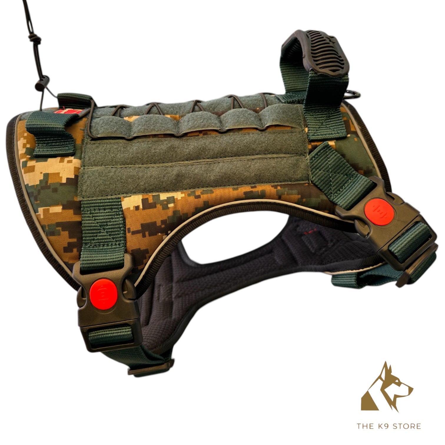 Tactical Dog Harness No Pull | Adjustable Military K9 Vest with Handle, Heavy Duty Pet Harness for Large Medium Dogs, Reflective Training Vest